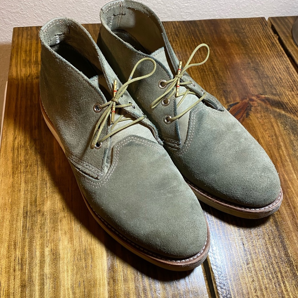 Red Wing 3152 Loden Abilene Work Chukka 9.5D